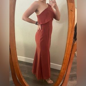 Beautiful Terracotta Bridesmaids Dress